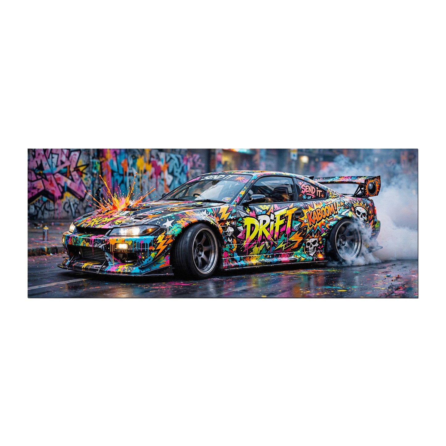 Drift Explosion Desk Pad