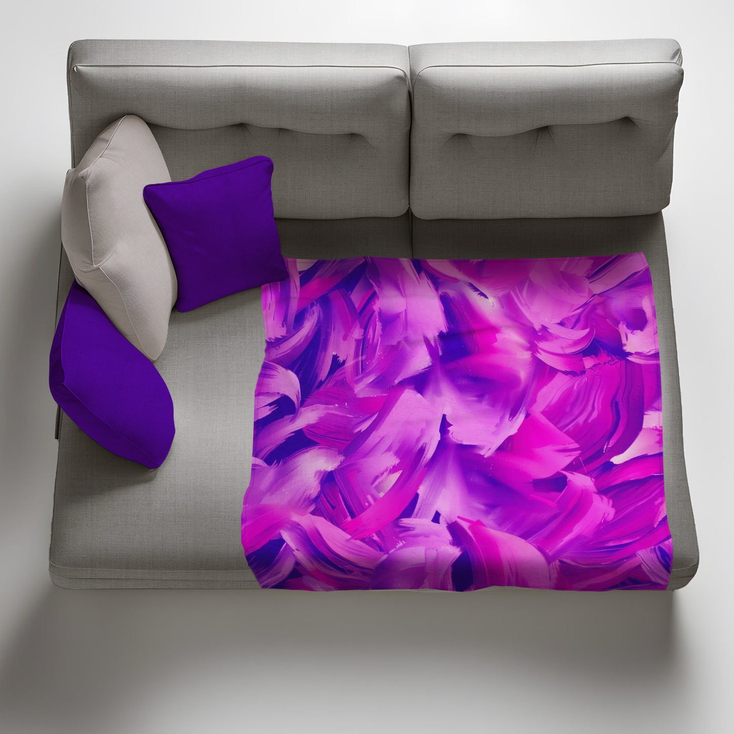 Drifting Pigments Light Weight Fleece Blanket
