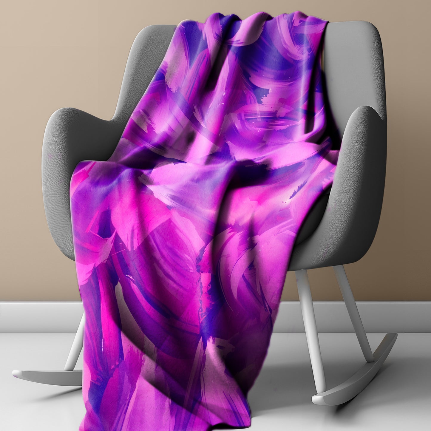 Drifting Pigments Light Weight Fleece Blanket
