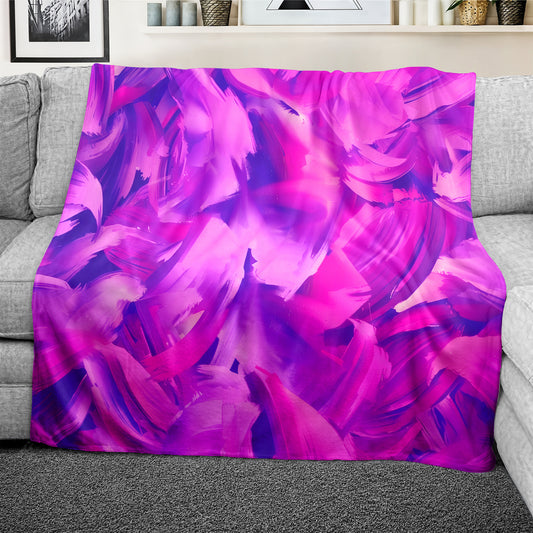 Drifting Pigments Light Weight Fleece Blanket