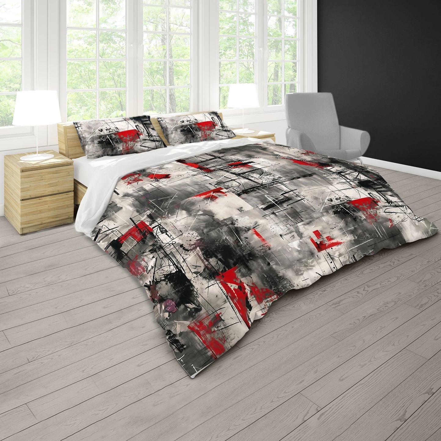 Drift of Embers Duvet Cover Set