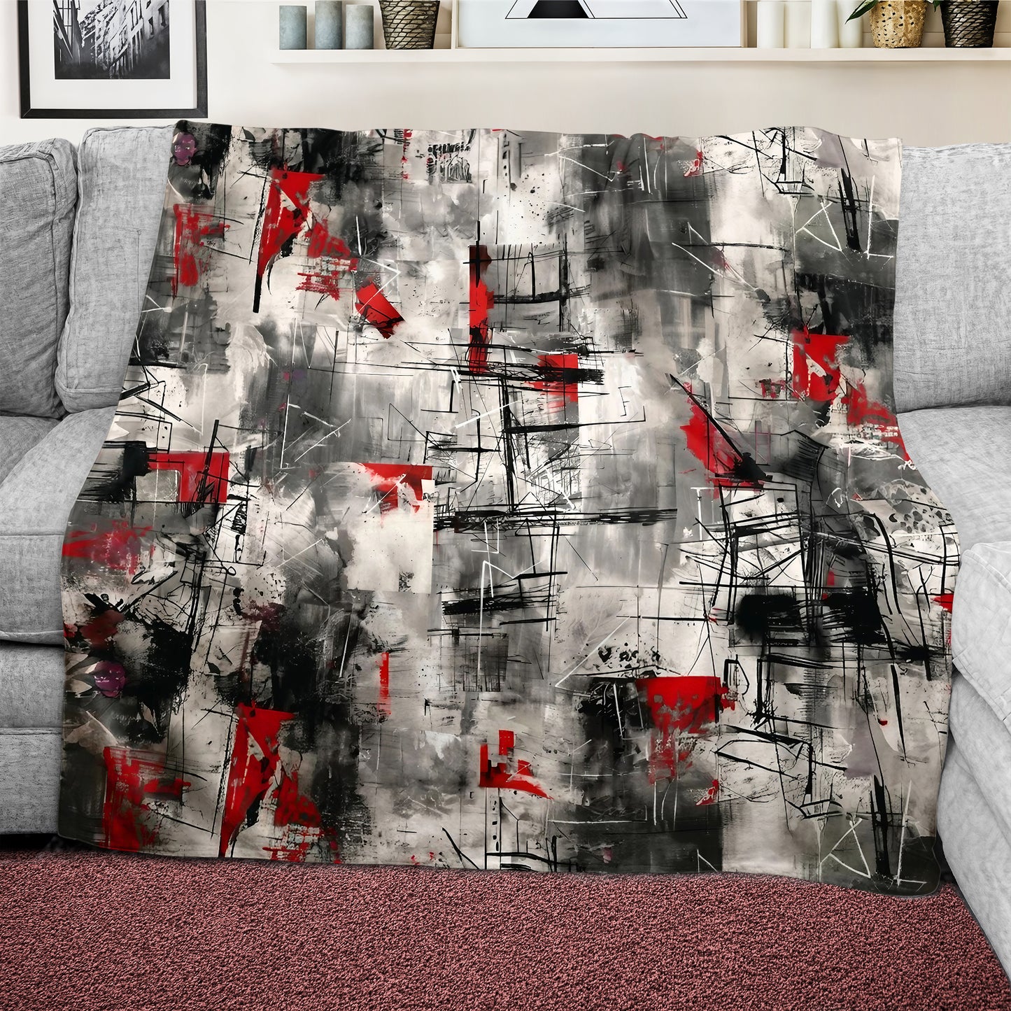 Drift of Embers Light Weight Fleece Blanket