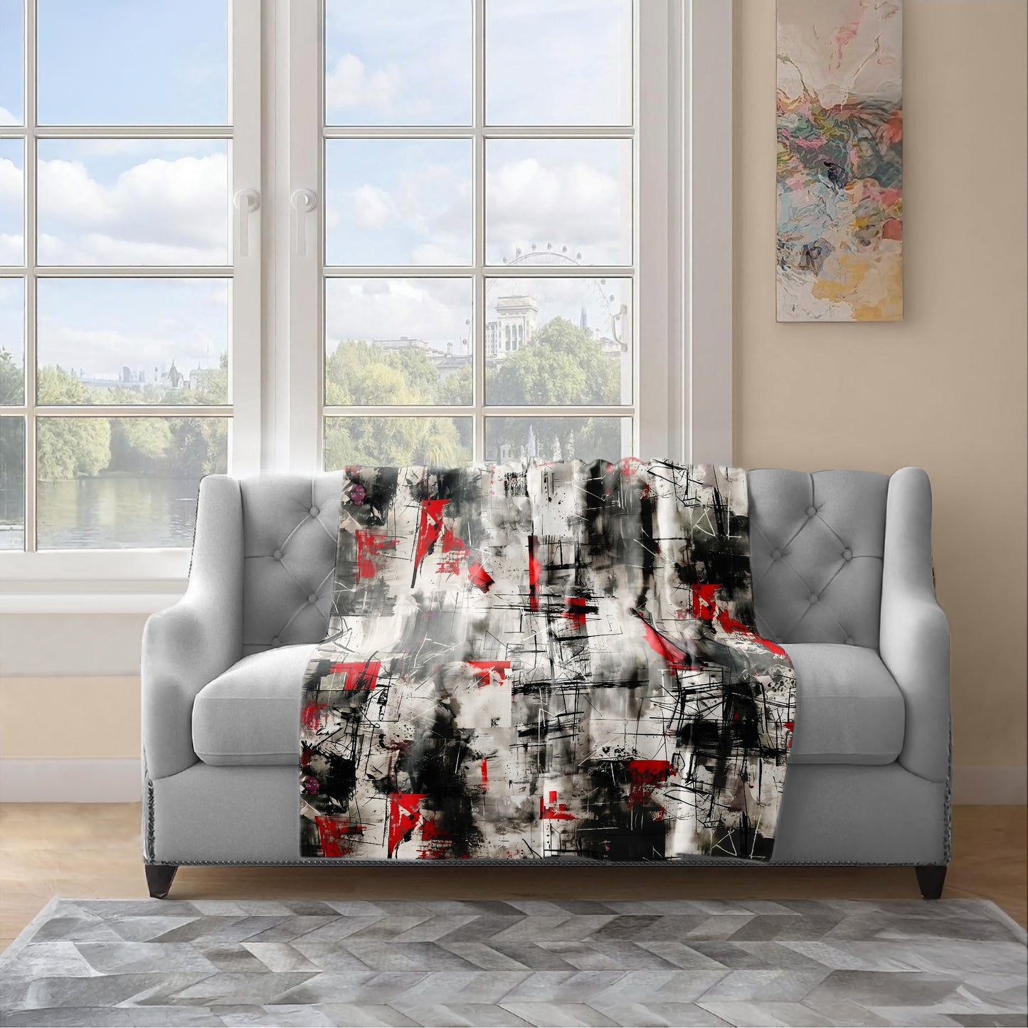 Drift of Embers Light Weight Fleece Blanket