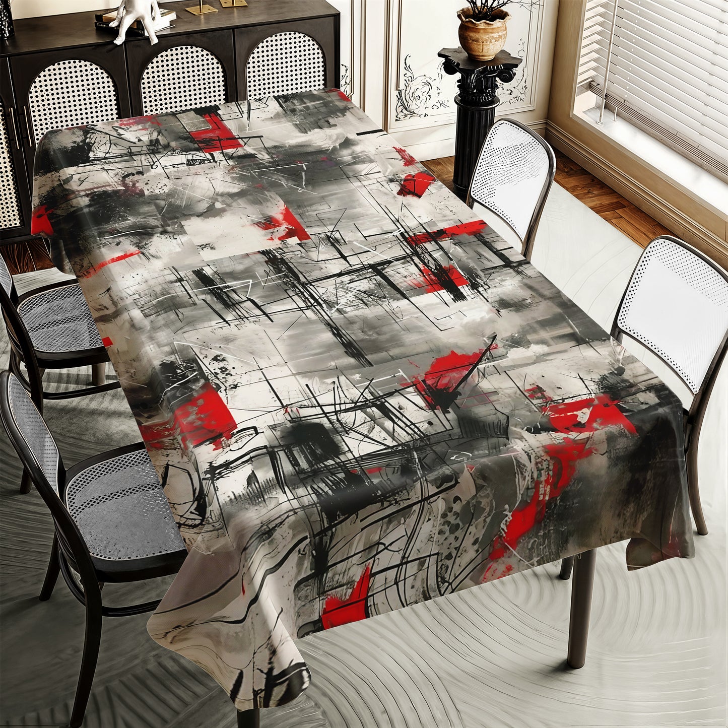 Drift of Embers Rectangle Tablecloth