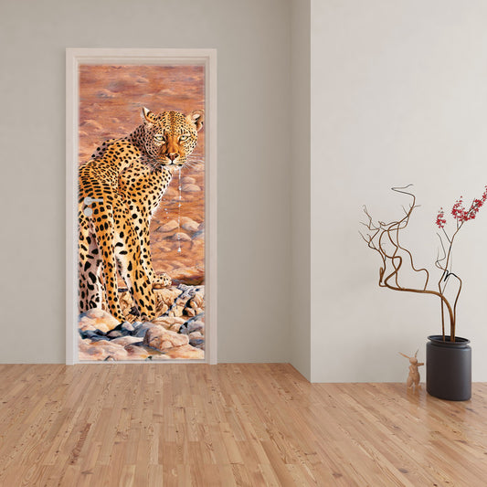 Drinking Water by Delene Lambert Door Decoupage