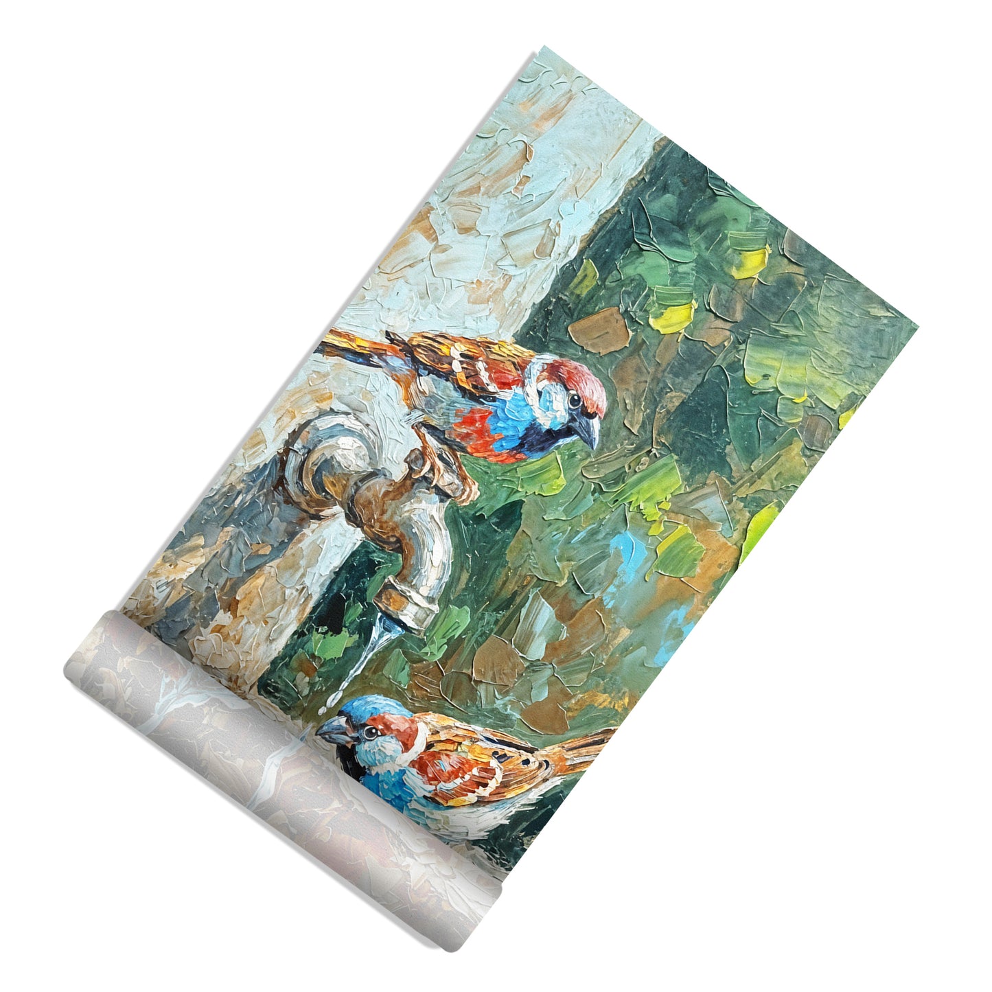 Drinking Water Door Decoupage