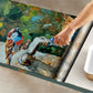 Drinking Water Door Decoupage