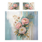 Drips of Fortune Peonies Duvet Cover Set