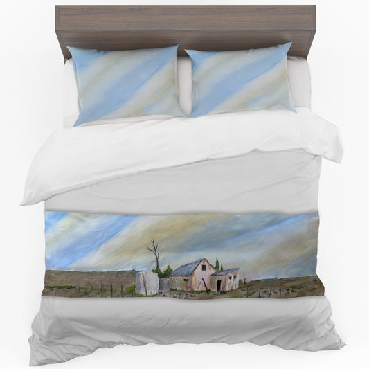 Drooge Kraal By Wikus Hattingh Bed Runner and Optional Pillowcases