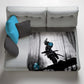 Duality of a Samurai Light Weight Fleece Blanket