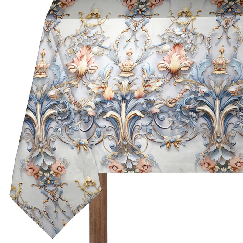 Duck Egg Grey Rectangle Tablecloth