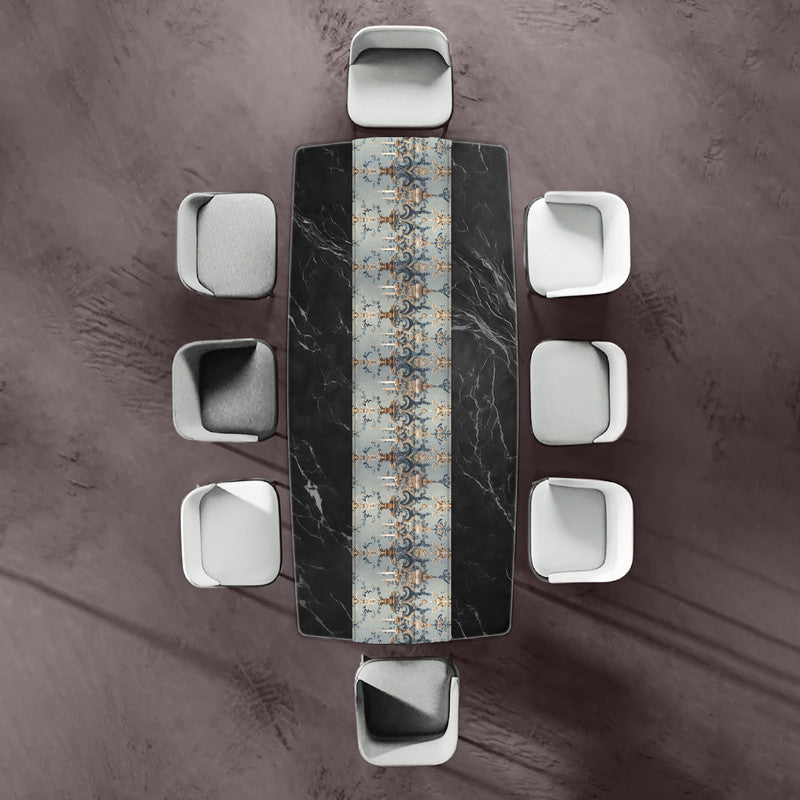 Duck Egg Grey Table Runner