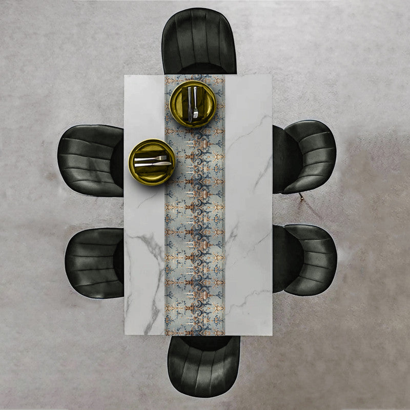Duck Egg Grey Table Runner