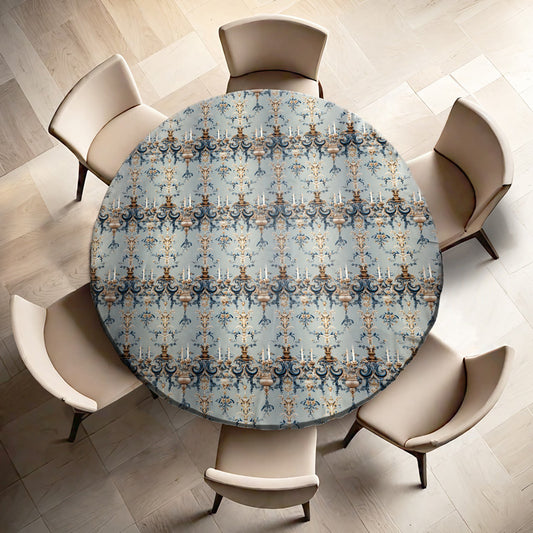 Duck Egg Round Tablecloth