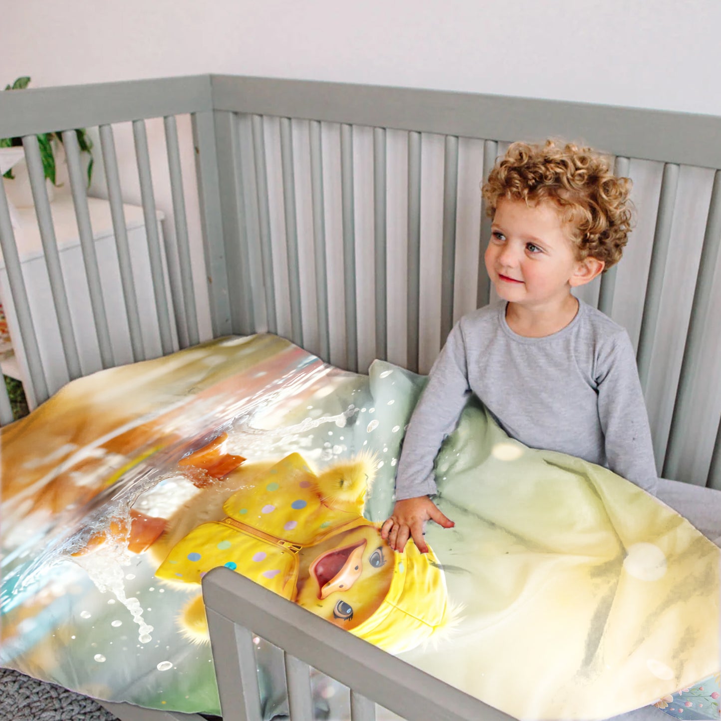 Duckey Splash Cot Set