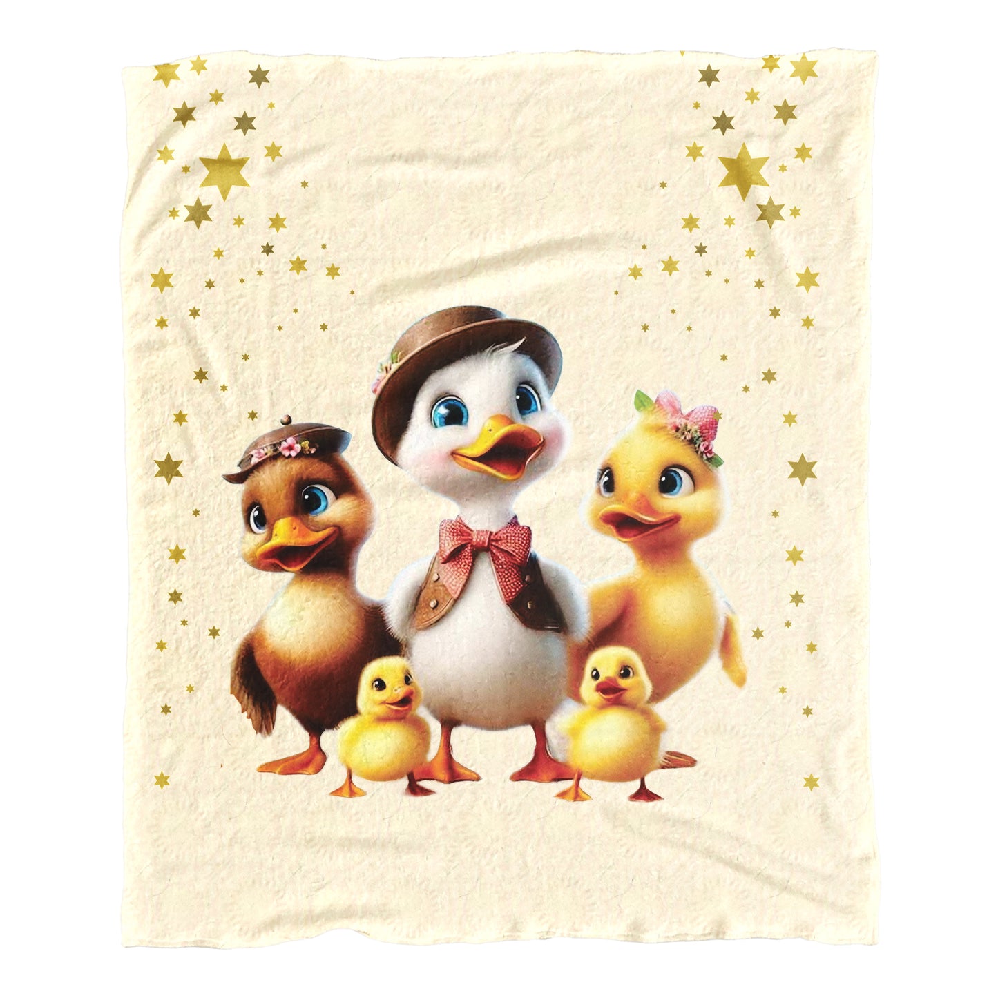 Duck Family Minky Blanket