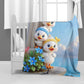 Duckie On The Run Baby Fleece Blanket