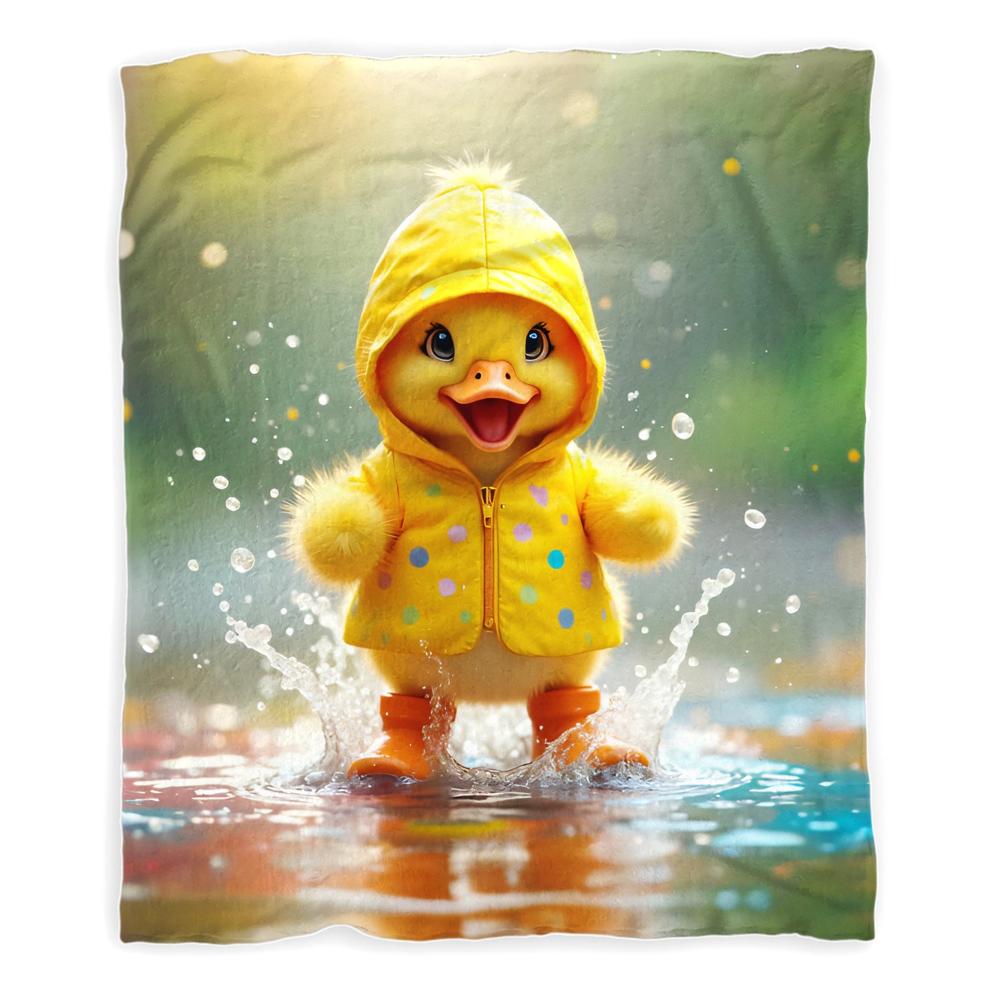 Ducky Splash Minky Blanket