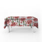 Dusky Red Flowers Rectangle Tablecloth by Mark van Vuuren