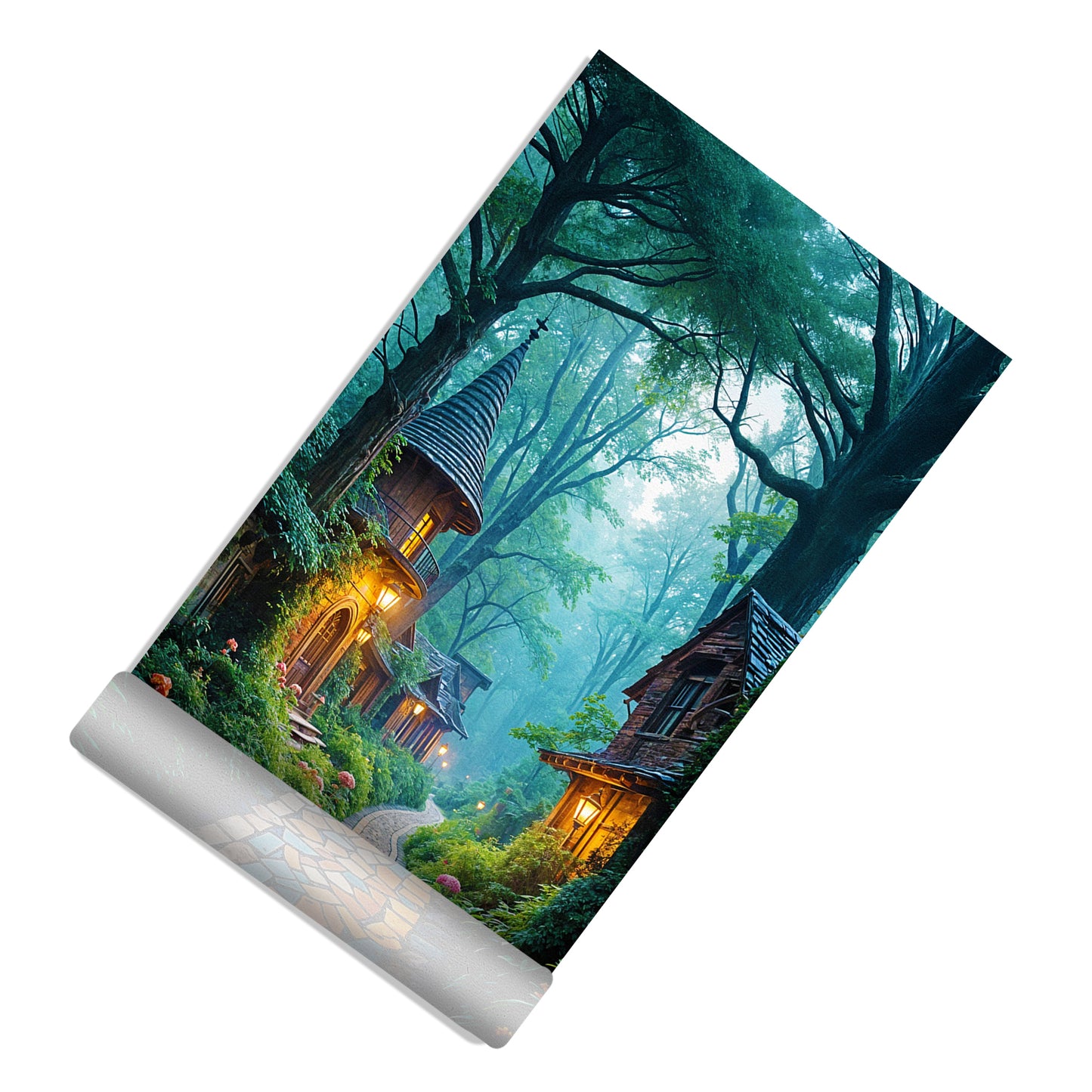 Dwarf Village Door Decoupage