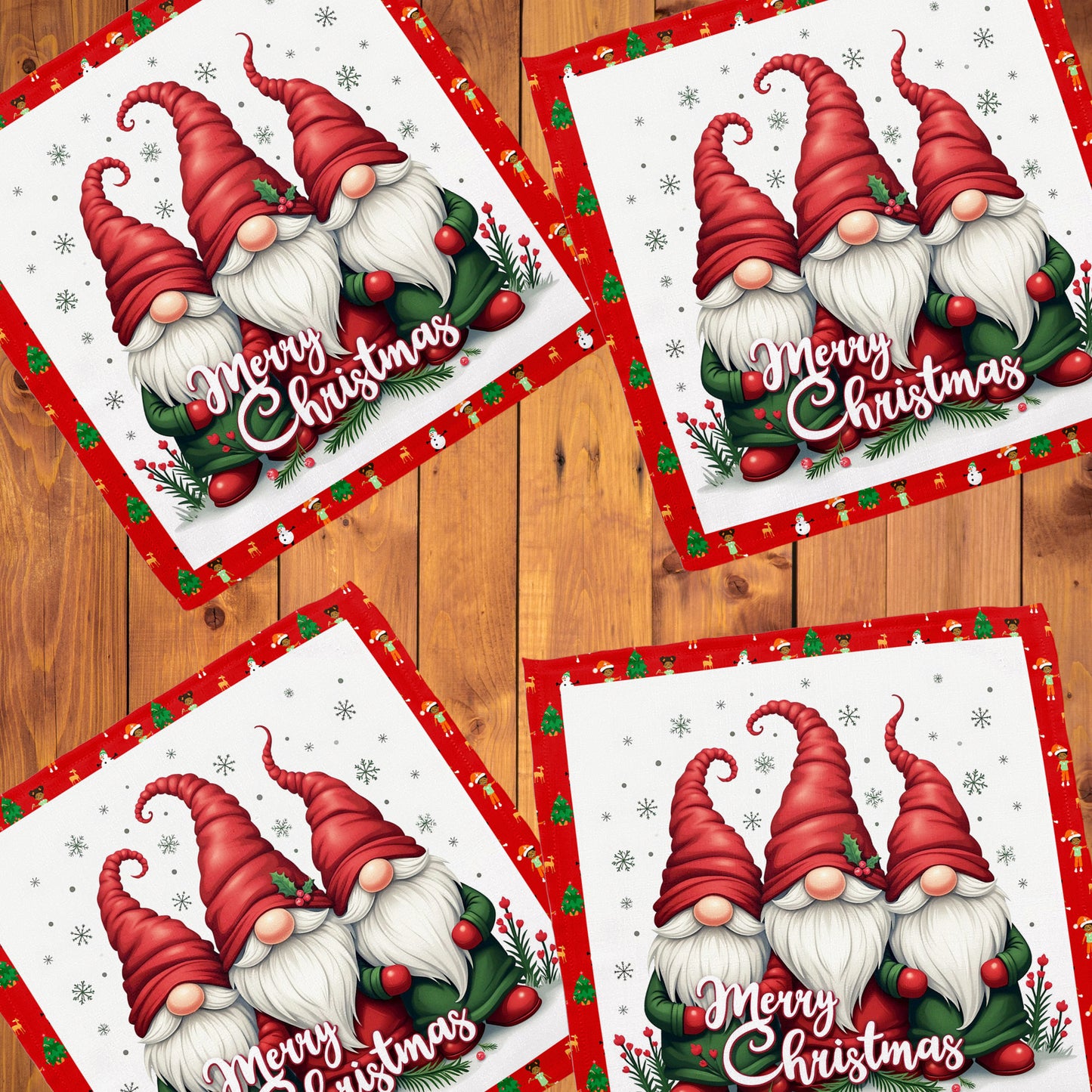 Dwarfs of Christmas Napkins