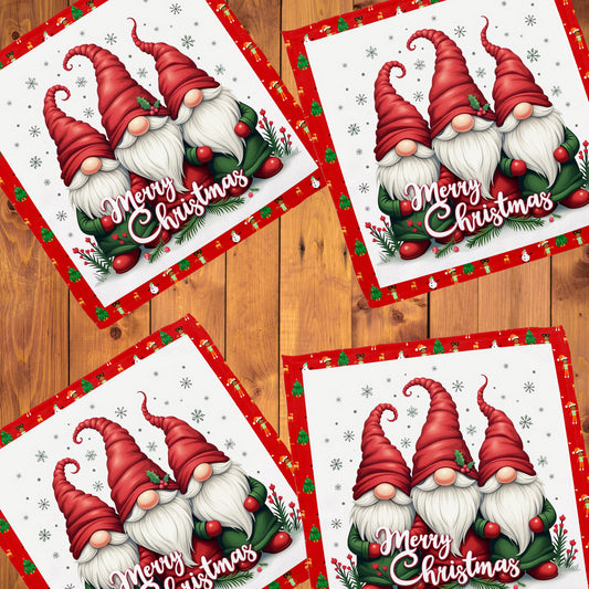 Dwarfs of Christmas Napkins
