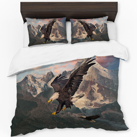 Eagle Strike Duvet Cover Set By Vincent Hie