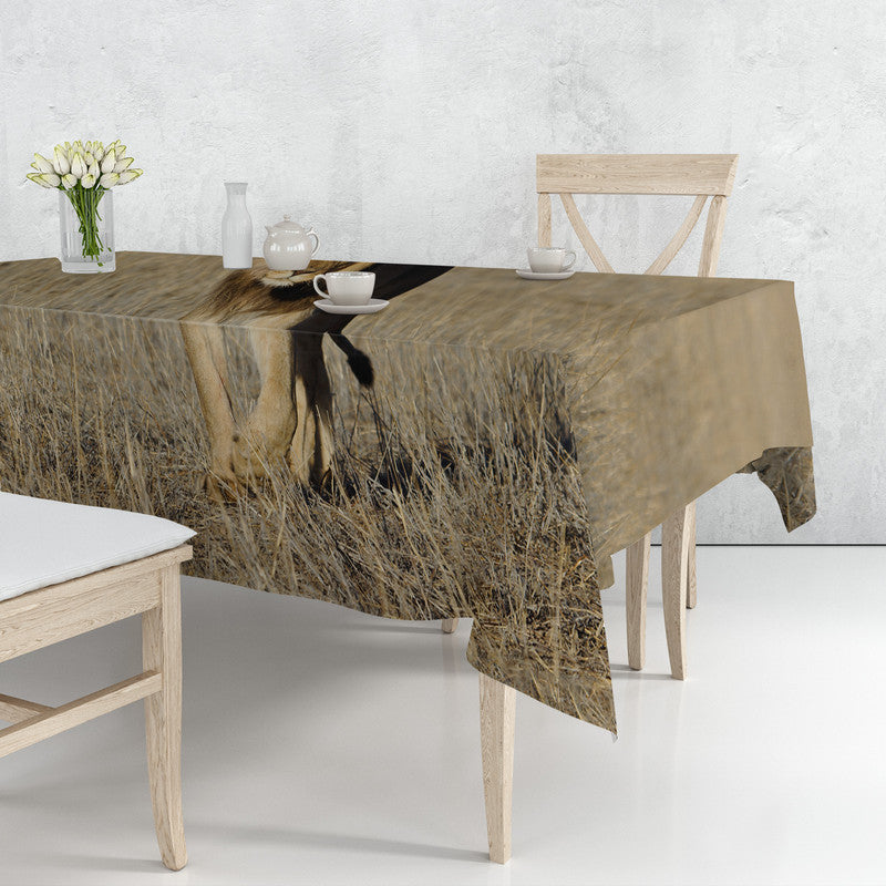 Early morning Stroll By Annette Heymans Rectangle Tablecloth