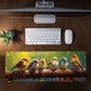Early Morning Chats Large Desk Pad