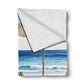 Early Morning on the Beach Light Weight Fleece Blanket