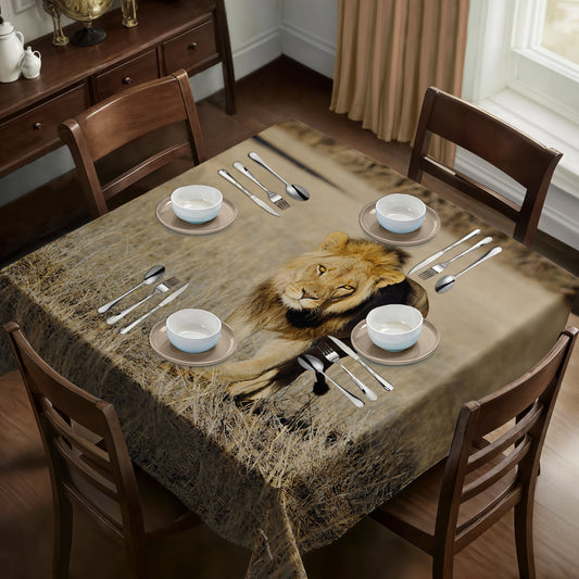 Early morning Stroll Square Tablecloth By Annette Heymans