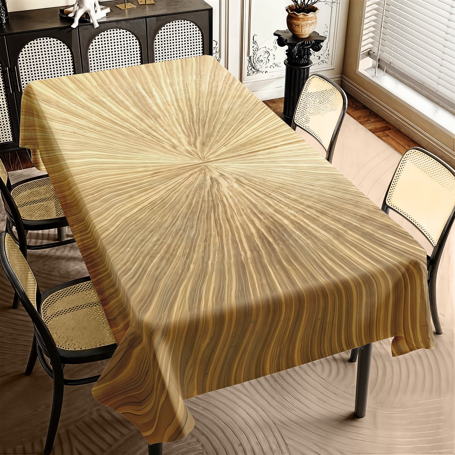 Earthwoven Elegance Rectangle Tablecloth