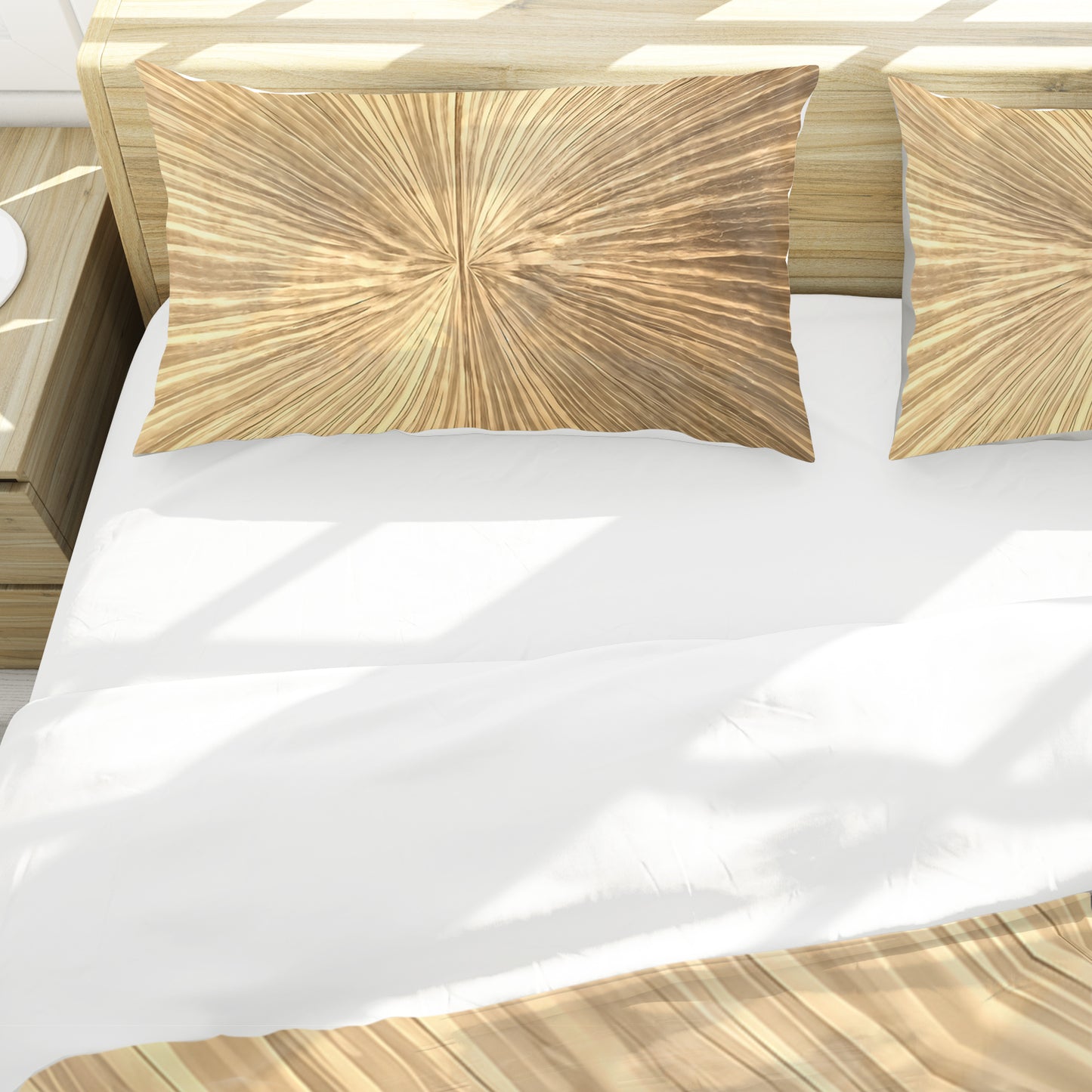 Earthwoven Sand Elegance Duvet Cover Set