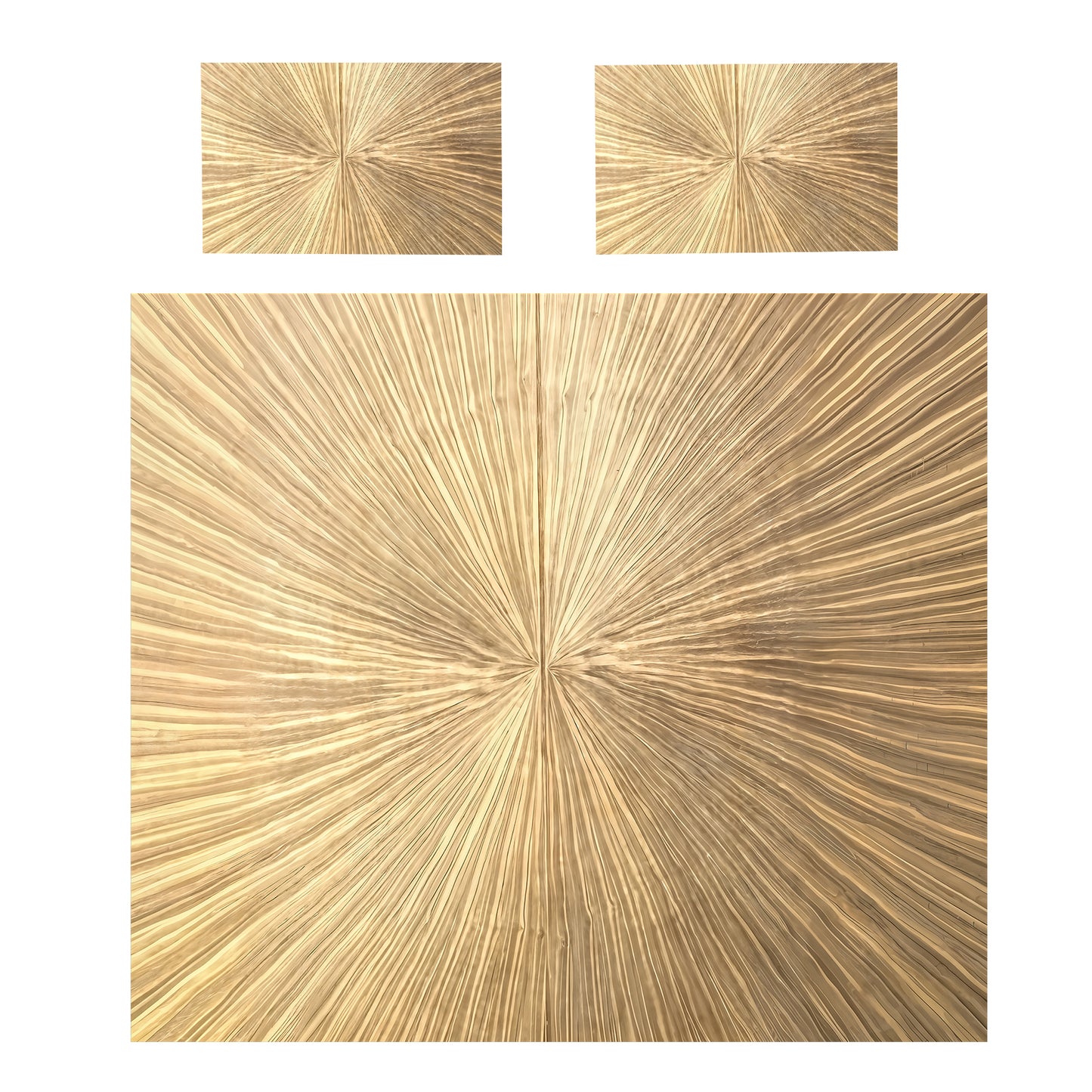 Earthwoven Sand Elegance Duvet Cover Set