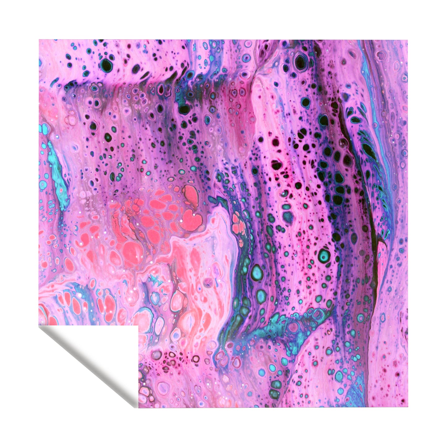 Echoed Fragments Square Tablecloth