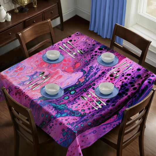 Echoed Fragments Square Tablecloth