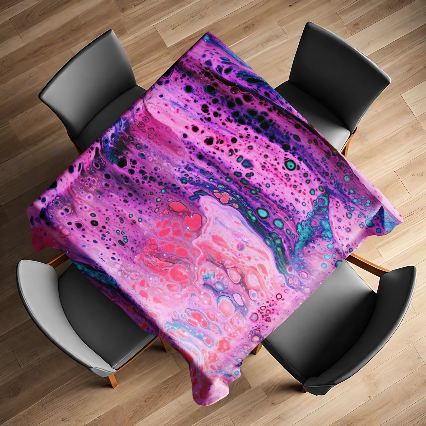 Echoed Fragments Square Tablecloth