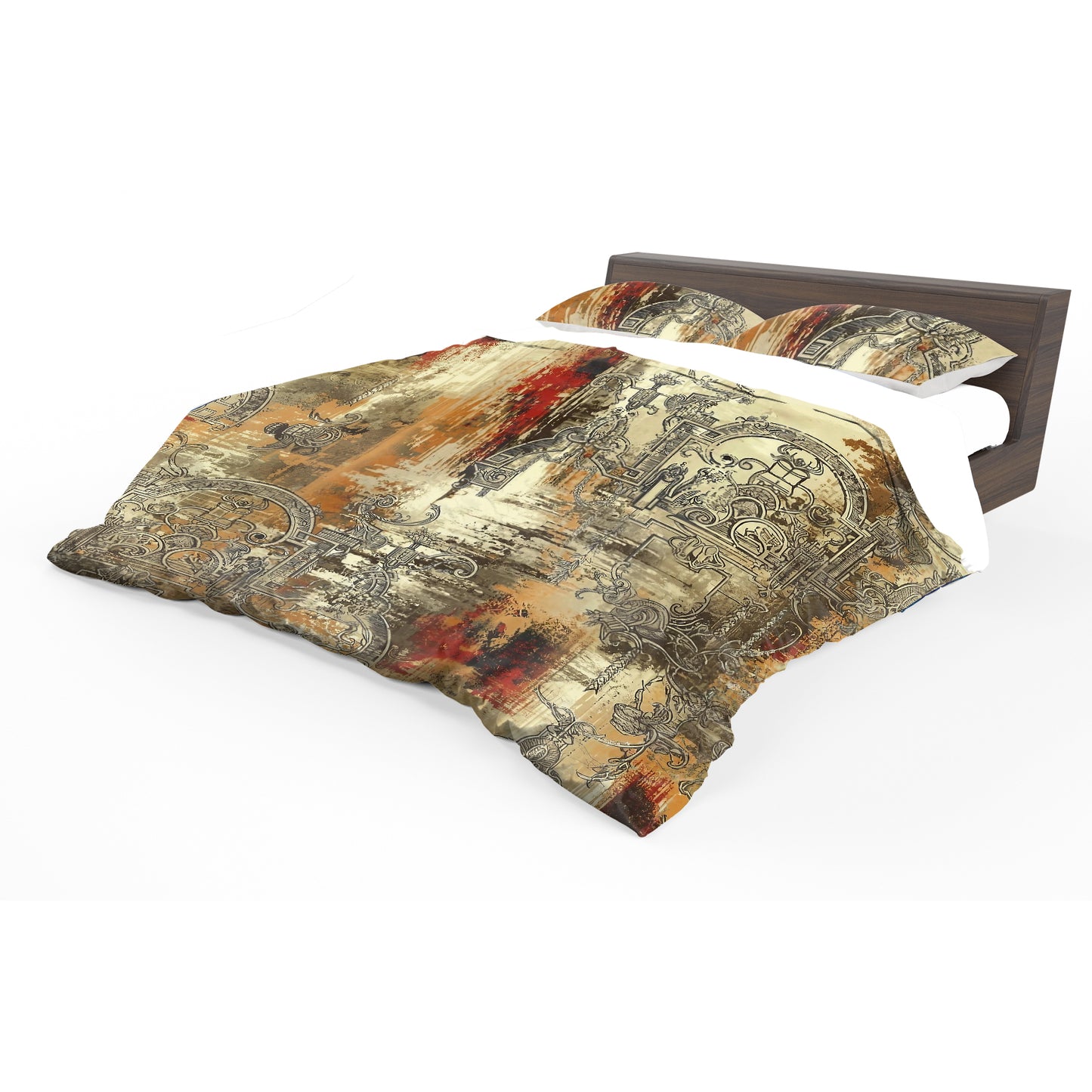 Echoing Currents Duvet Cover Set