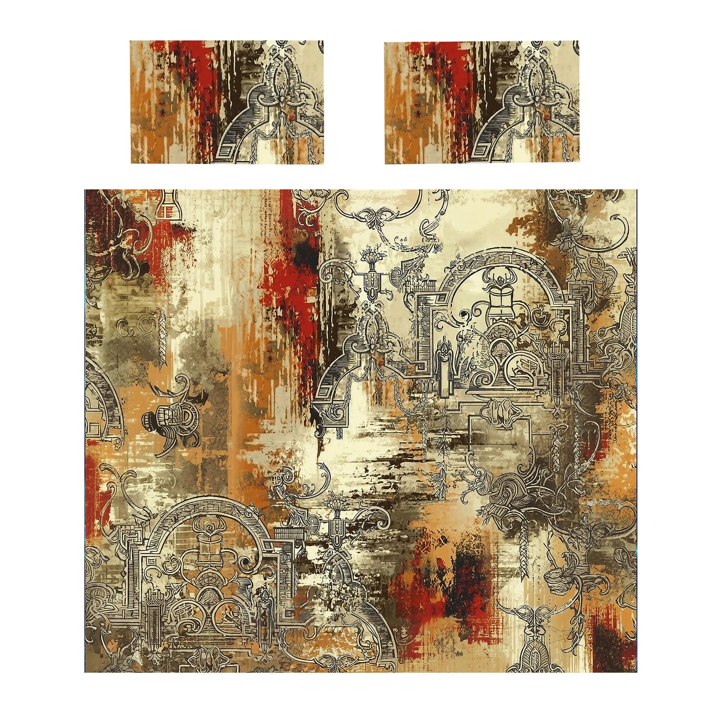 Echoing Currents Duvet Cover Set