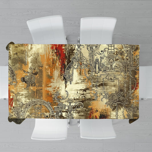 Echoing Currents Rectangle Tablecloth