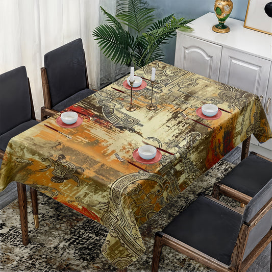 Echoing Currents Rectangle Tablecloth