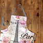 Eiffel Tower Medium Length Apron