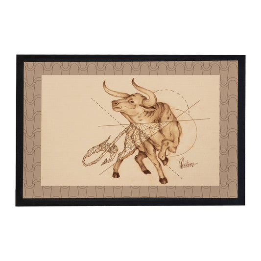 El Toro Door Mat by Nathan Pieterse