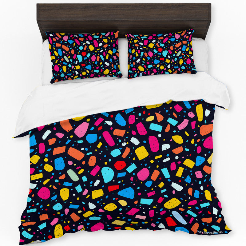 Electric Pebbles Duvet Cover Set by Wikus Schalkwyk