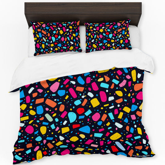 Electric Pebbles Duvet Cover Set by Wikus Schalkwyk