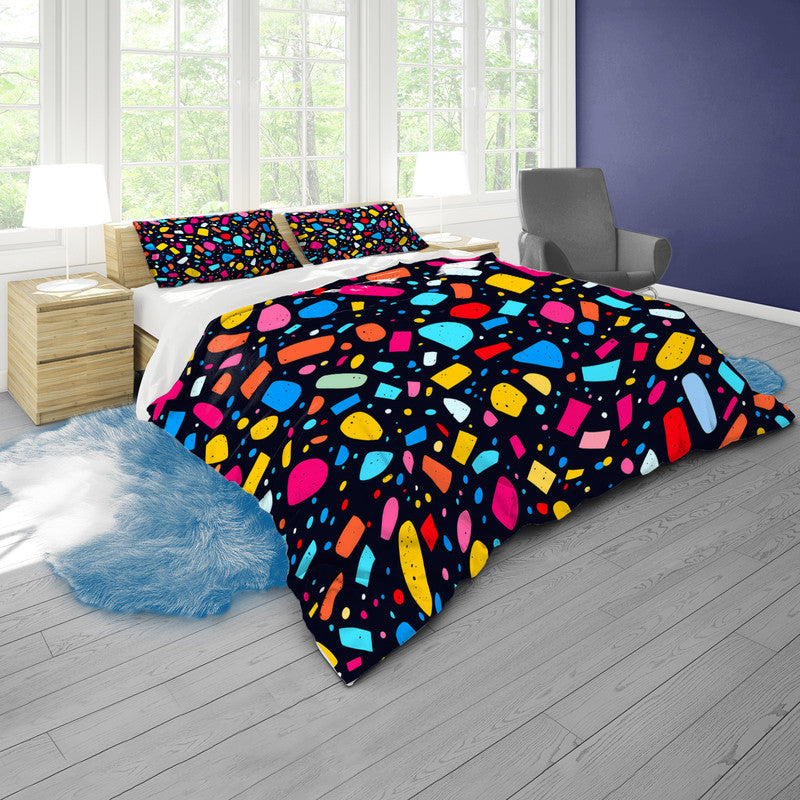 Electric Pebbles Duvet Cover Set by Wikus Schalkwyk