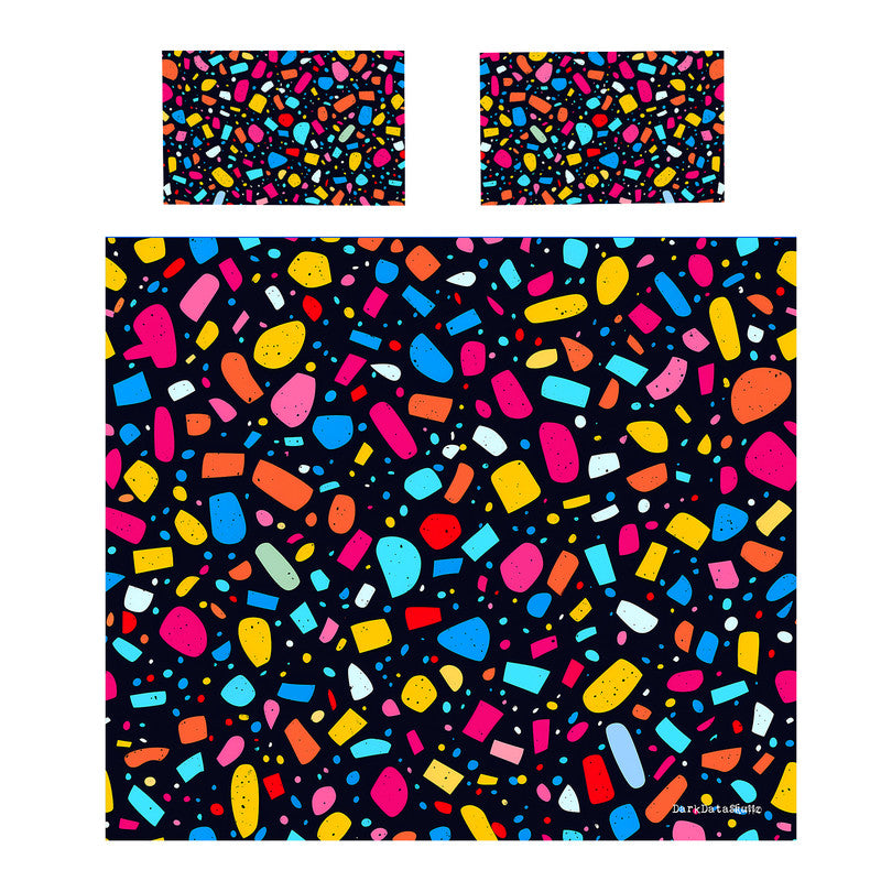 Electric Pebbles Duvet Cover Set by Wikus Schalkwyk