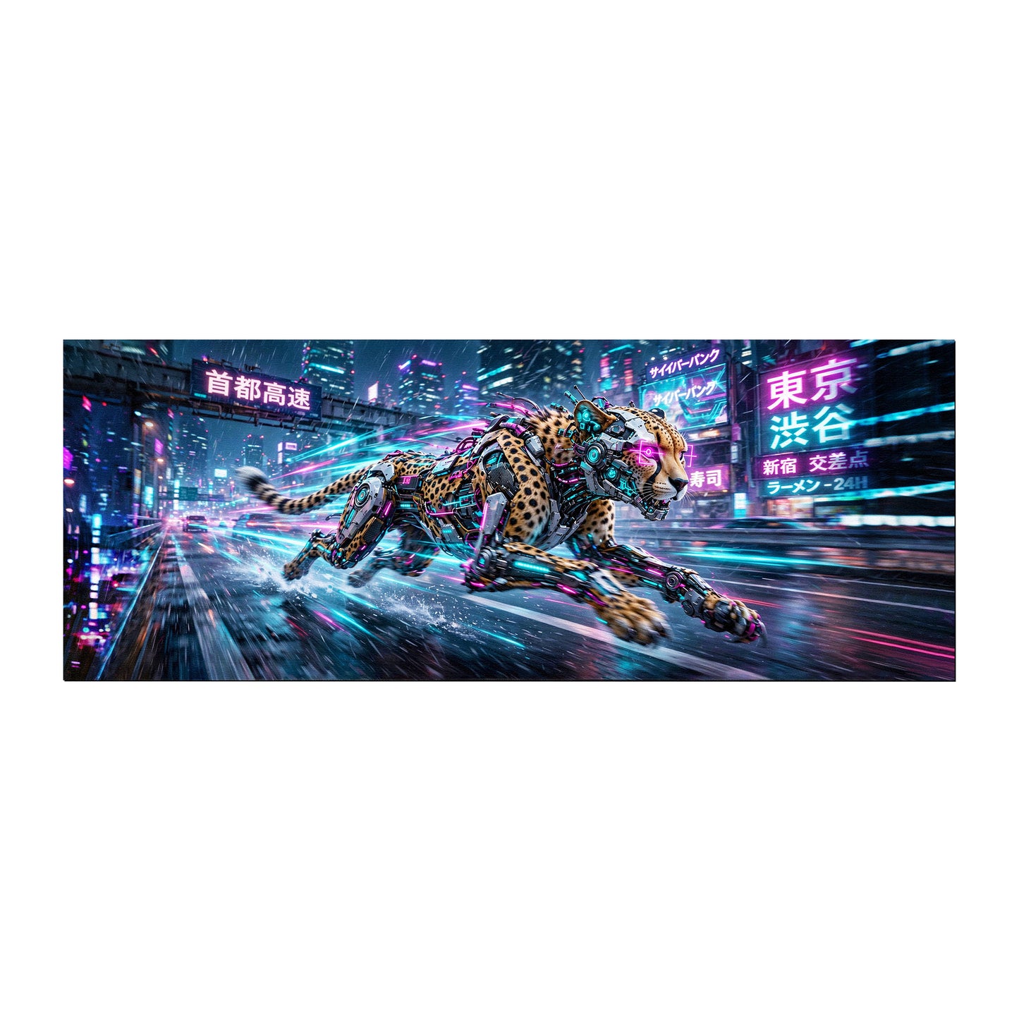 Electric Cheetah Desk Pad