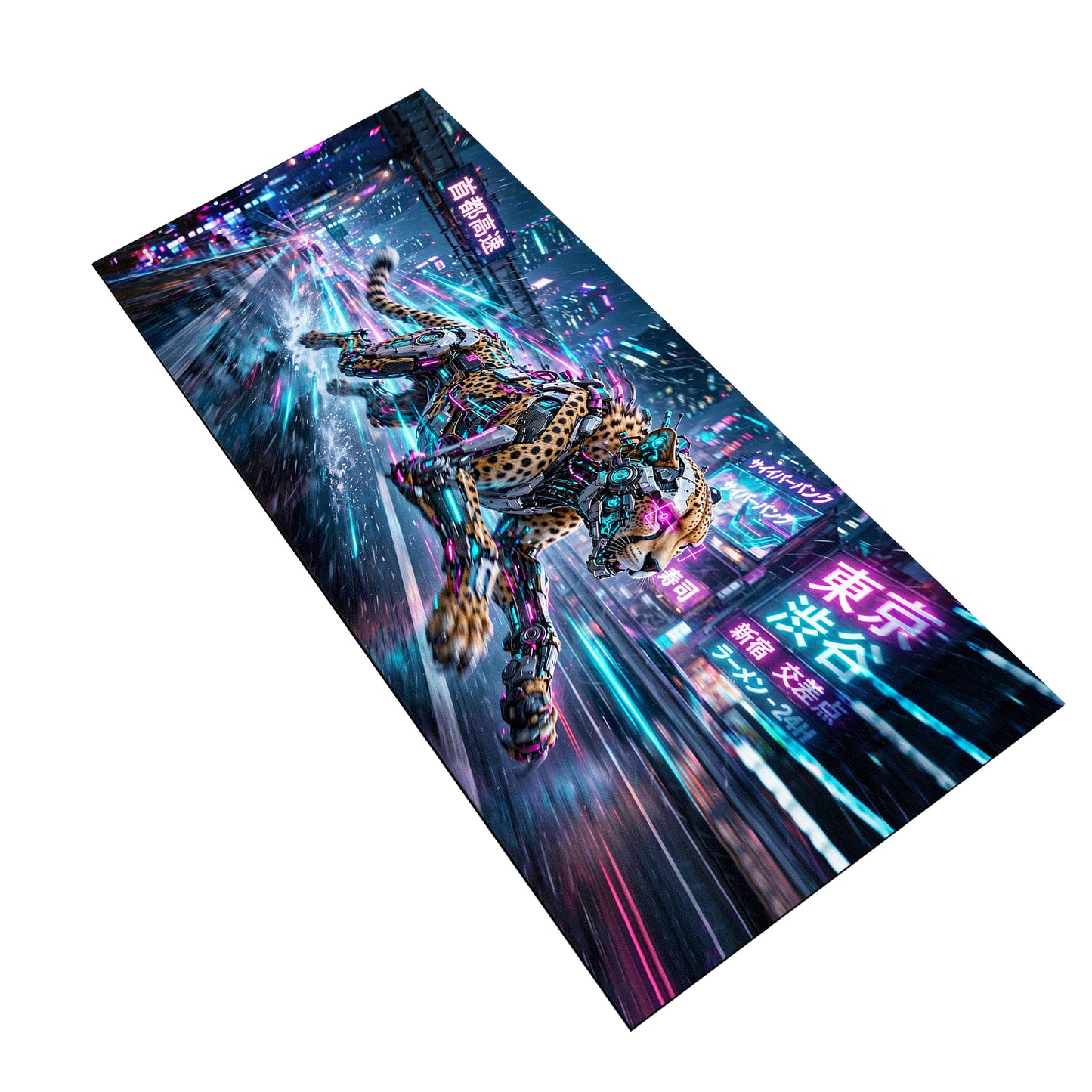 Electric Cheetah Desk Pad