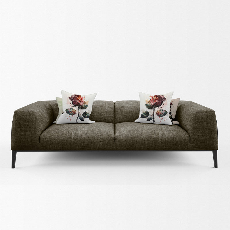 Elegant Rose Luxury Scatter Covers Set of 4